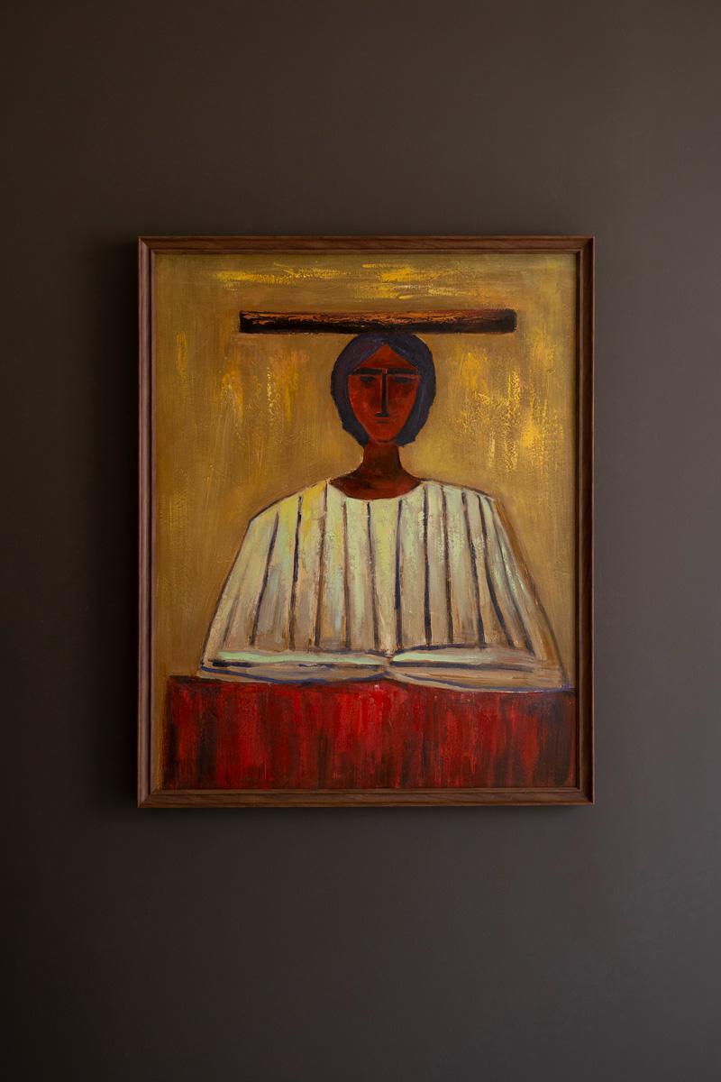 Framed Painting Southwest Woman