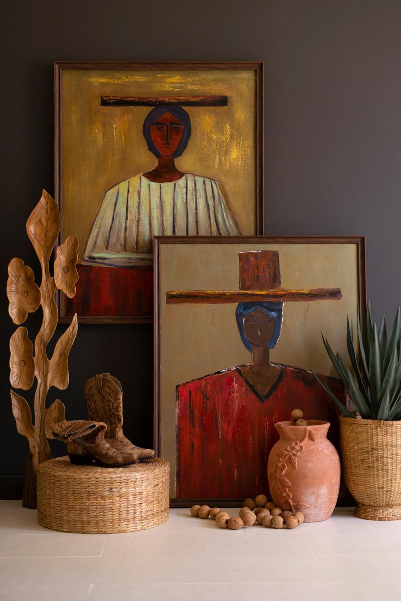 Framed Painting Southwest Man