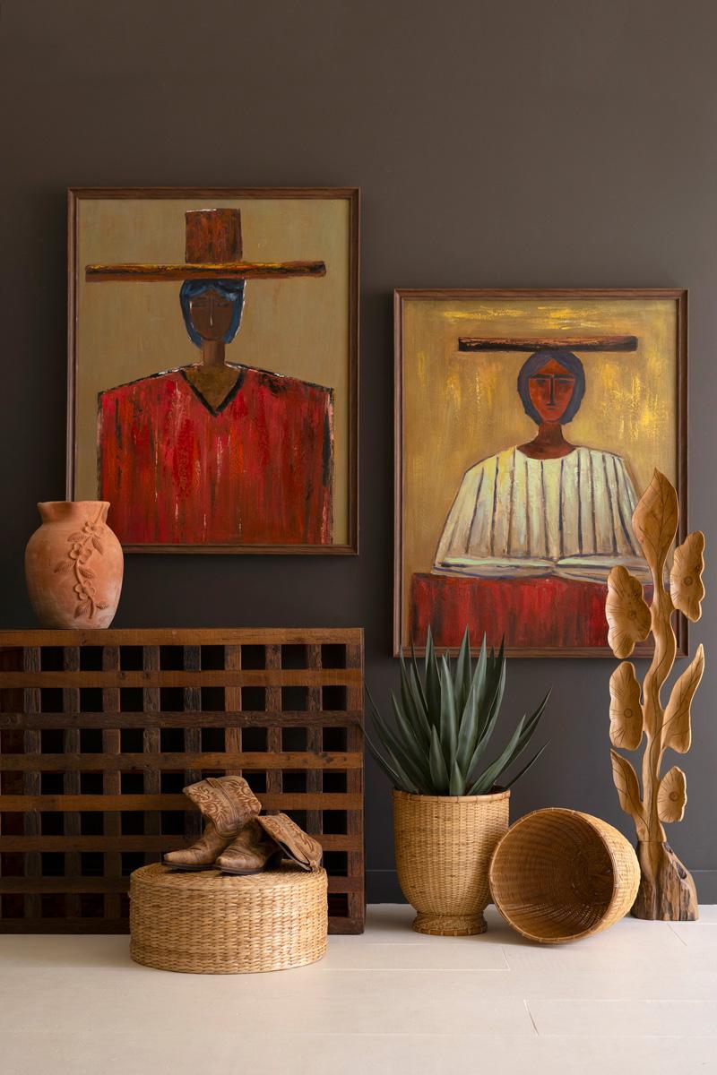 Framed Painting Southwest Man