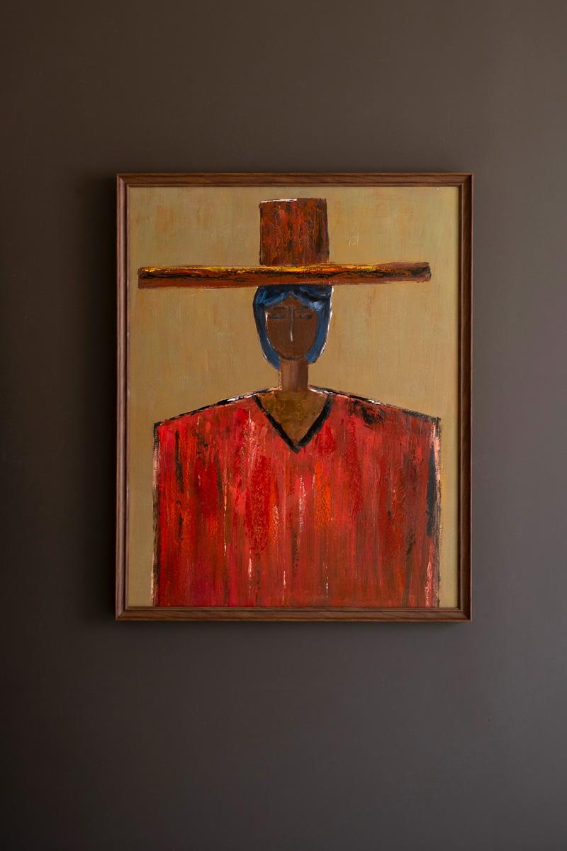 Framed Painting Southwest Man
