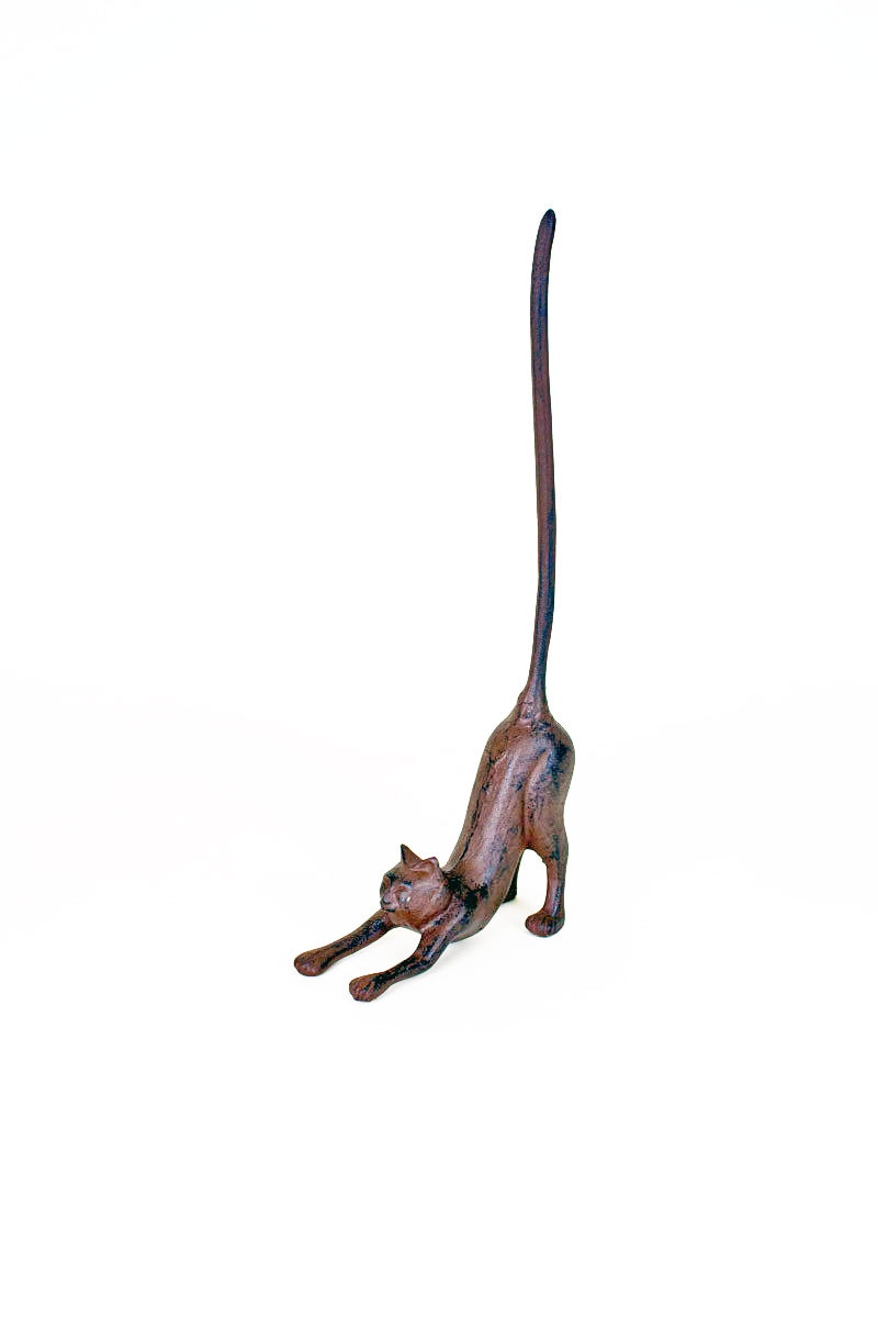 Box of 2 — Cast Iron Cat Paper Towel Holder