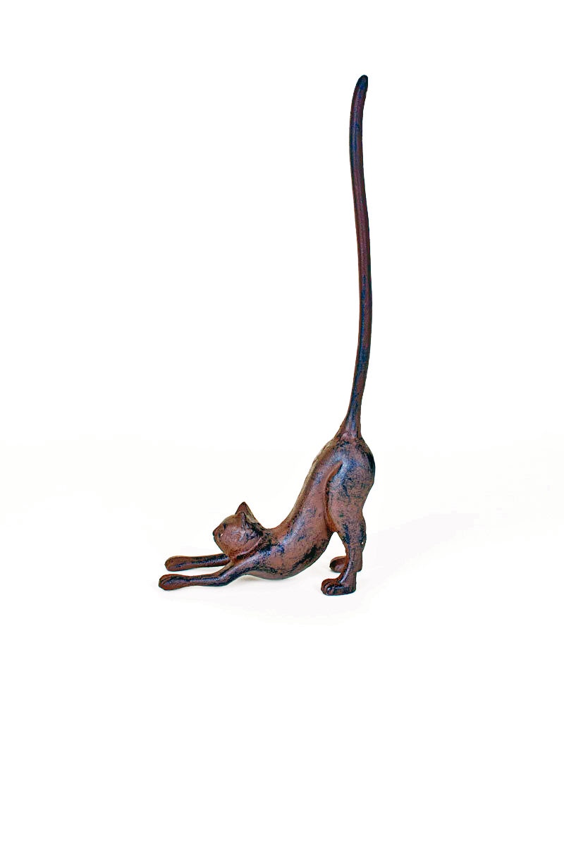 Box of 2 — Cast Iron Cat Paper Towel Holder