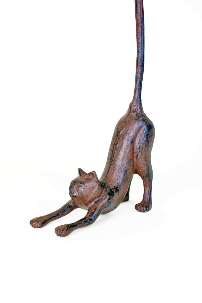 Box of 2 — Cast Iron Cat Paper Towel Holder