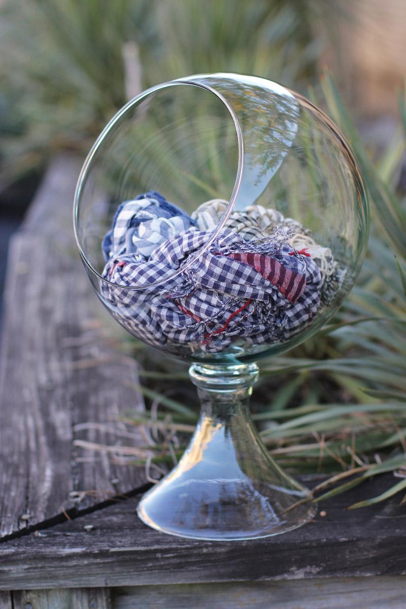 Recycled Glass, Round Glass Store Display