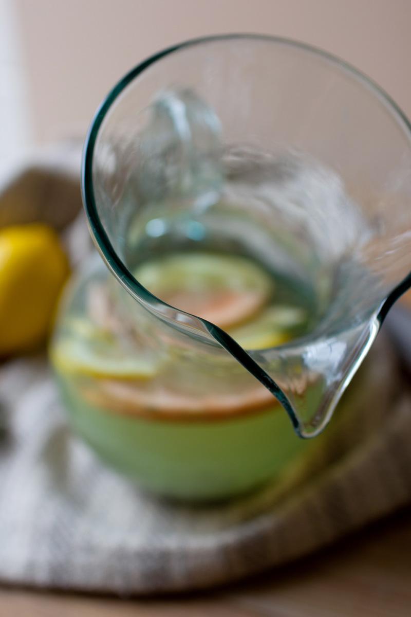 Box of 2 — Small Glass Tilted Pitcher