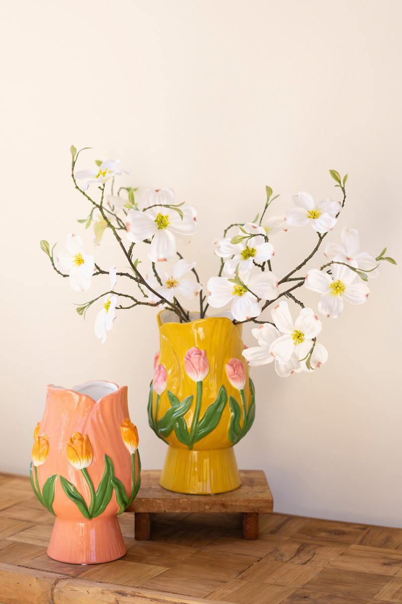 Ceramic Tulip Vases