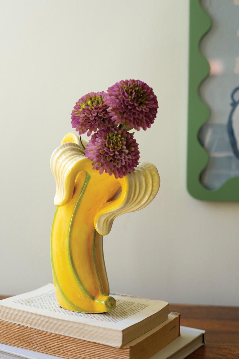 Box of 2 — Ceramic Banana Vase