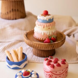 Box of 2 — Set of 3 Ceramic Dessert Boxes