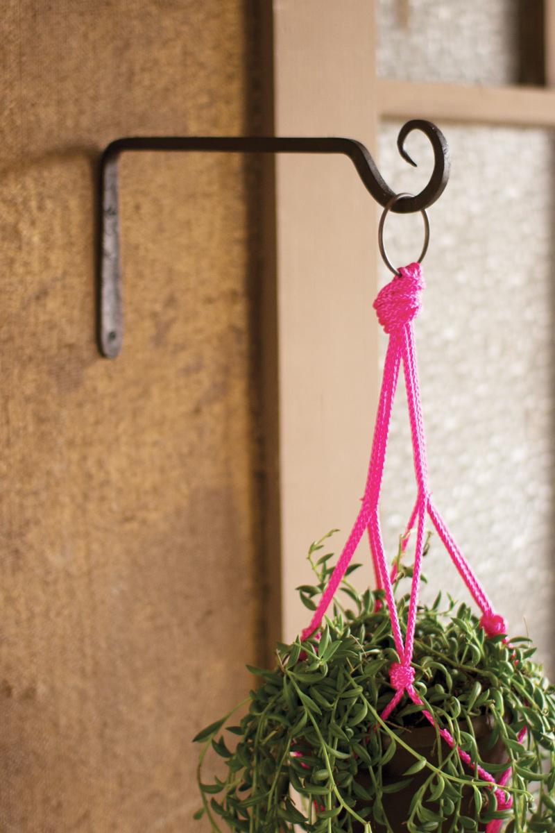 Box of 4 — Hand-Forged Iron Plant Hook