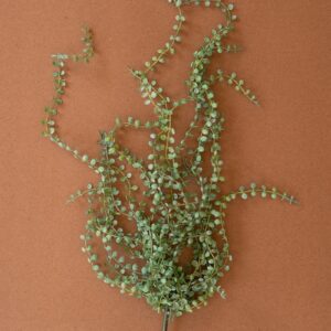Large Hanging Artificial Necklace Fern, Green