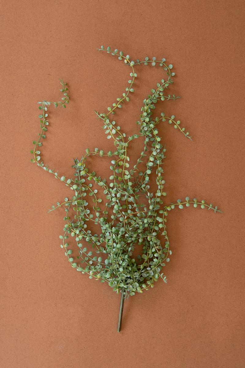 Large Hanging Artificial Necklace Fern, Green