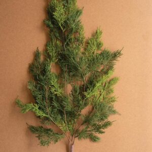 Artificial Cedar Spray, Green