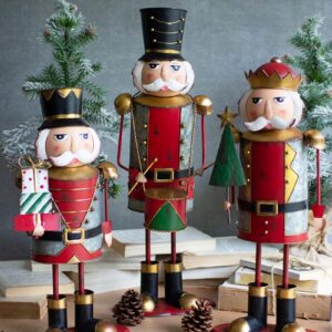 Painted Metal Nutcrackers – One Each Design