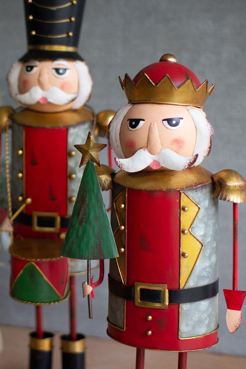 Painted Metal Nutcrackers – One Each Design