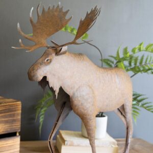 Rustic Metal Moose