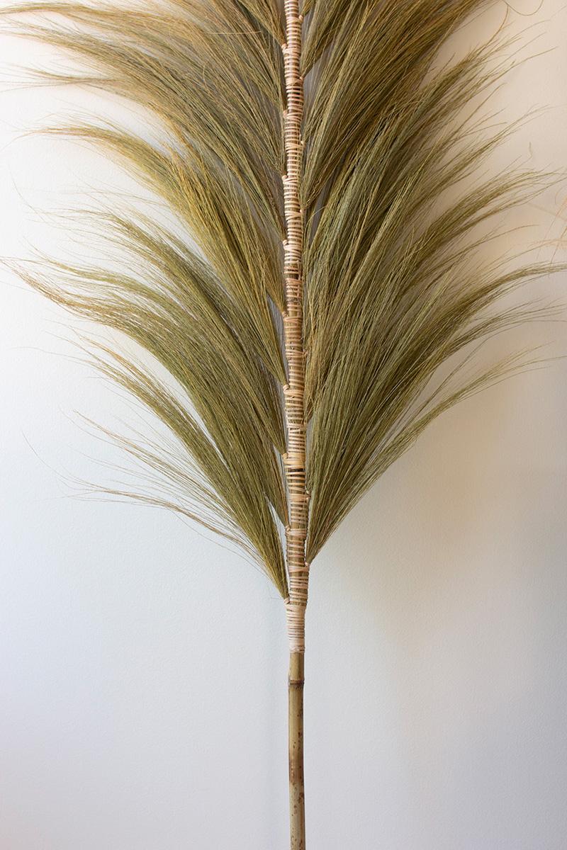 Decorative Fan Palms With Bamboo Stems