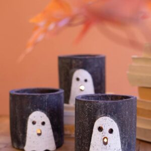 Clay Container – Halloween Ghost