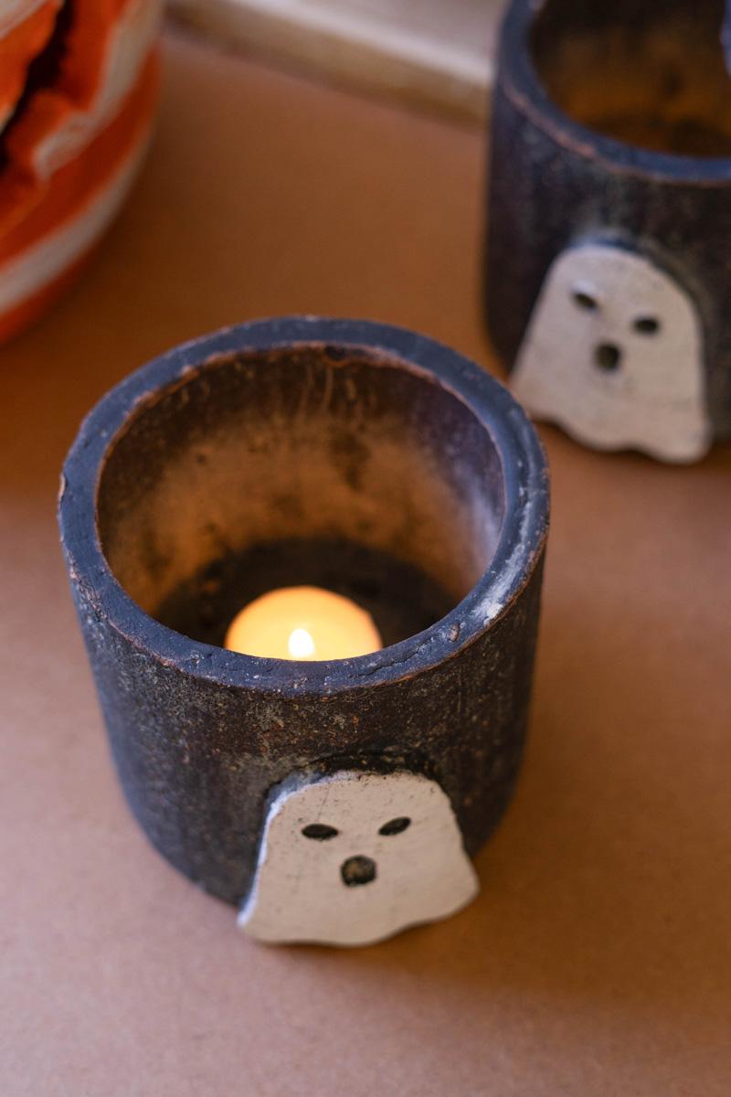 Clay Container – Halloween Ghost
