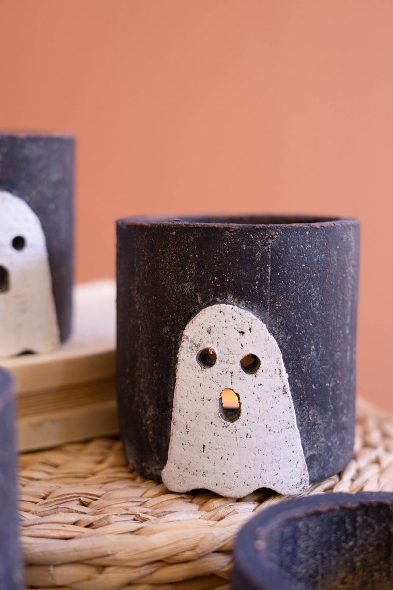 Clay Container – Halloween Ghost
