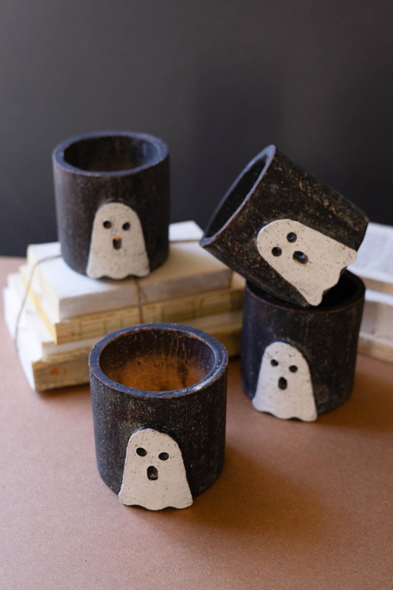Clay Container – Halloween Ghost