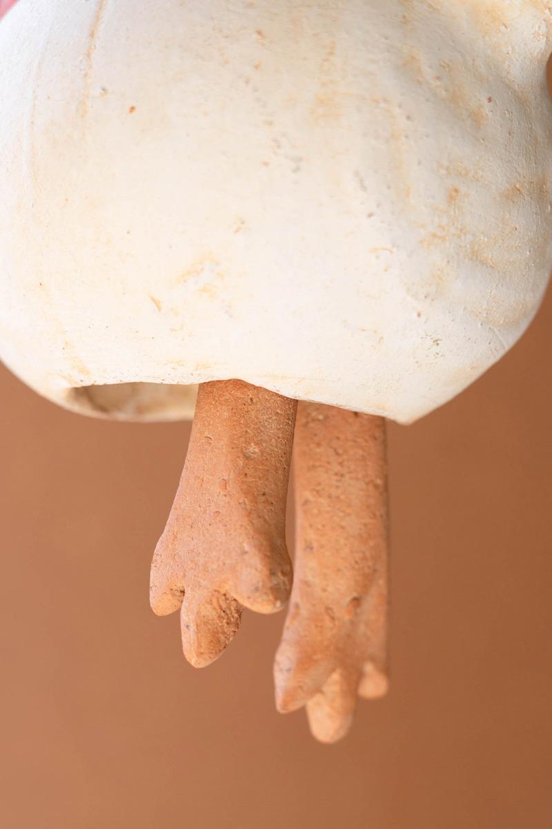 Box of 2 — Hanging Clay Chicken Chime