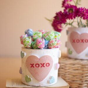 Clay Container – Valentines