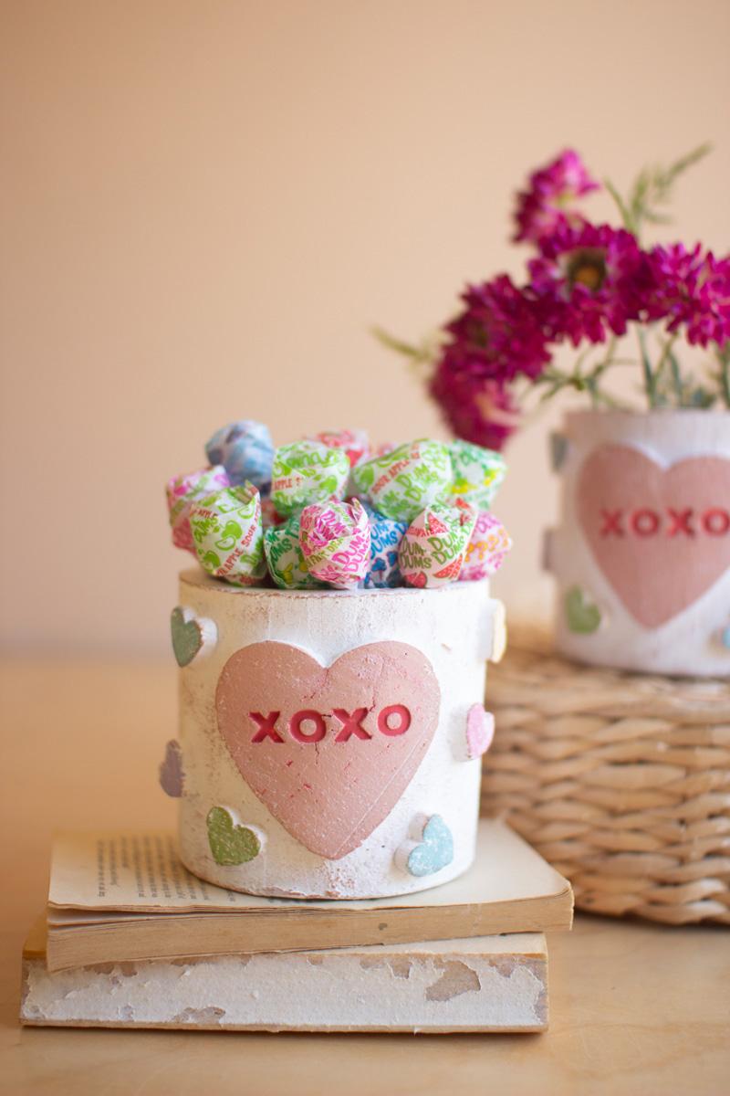 Clay Container – Valentines