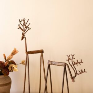 Forged-Iron Deer