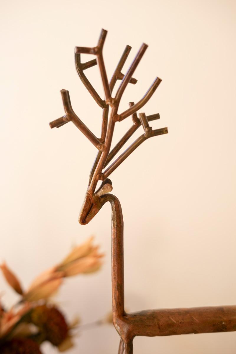 Forged-Iron Deer