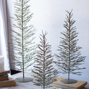 Antique Brass Wire Trees, Gold