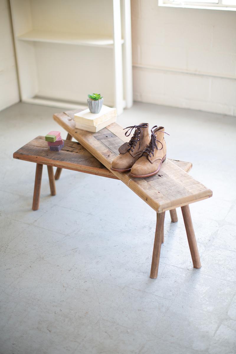 Recycled Wood Accent Tables