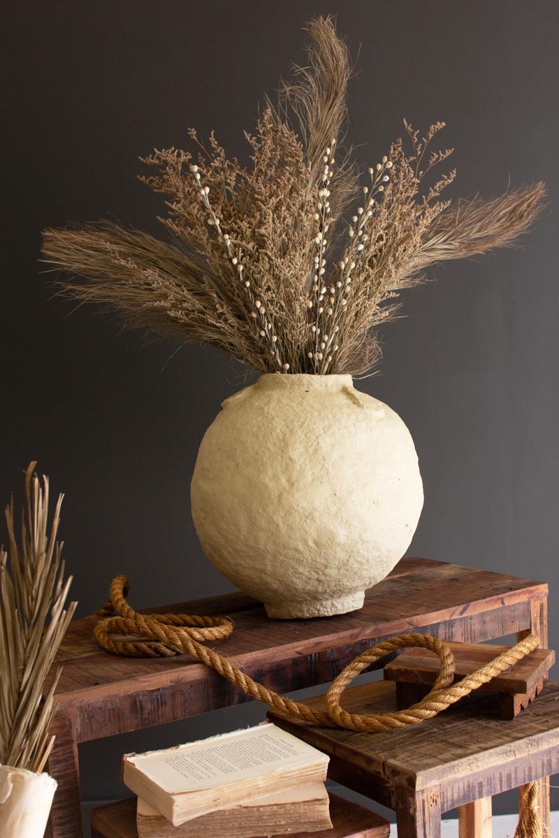 Paper Mache Urn – 15″ Small