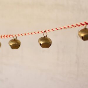 Jingle Bell Garland, Gold