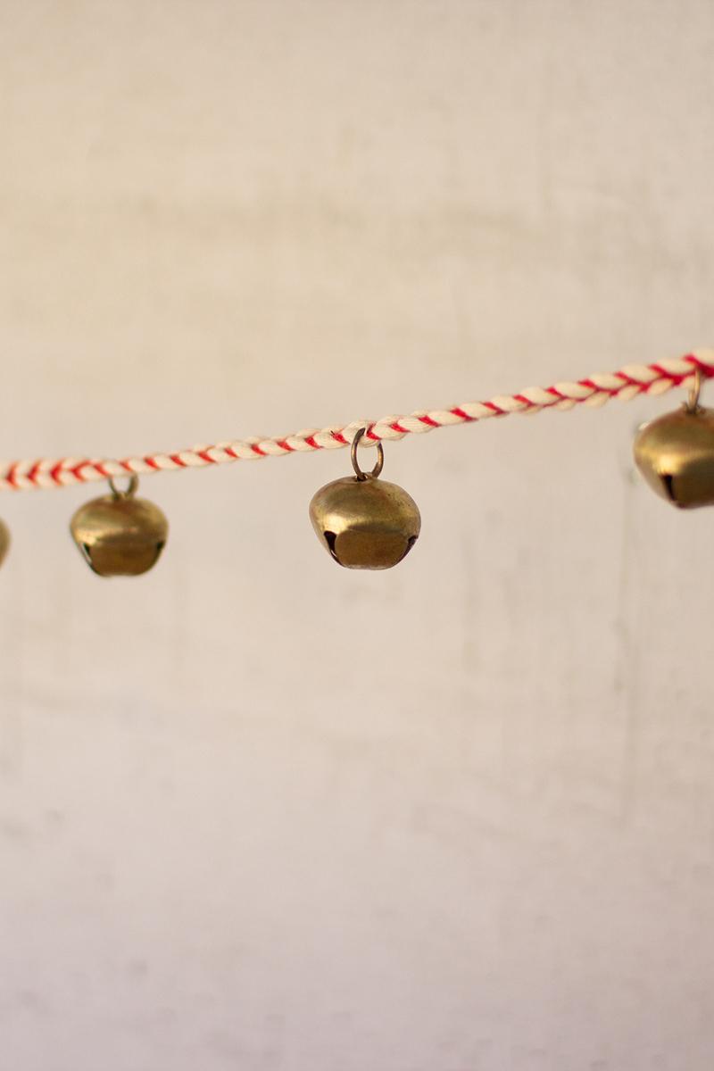 Jingle Bell Garland, Gold