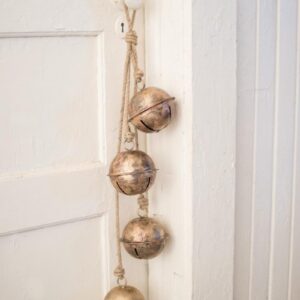 Box of 2 — String of Brass Finish Bells