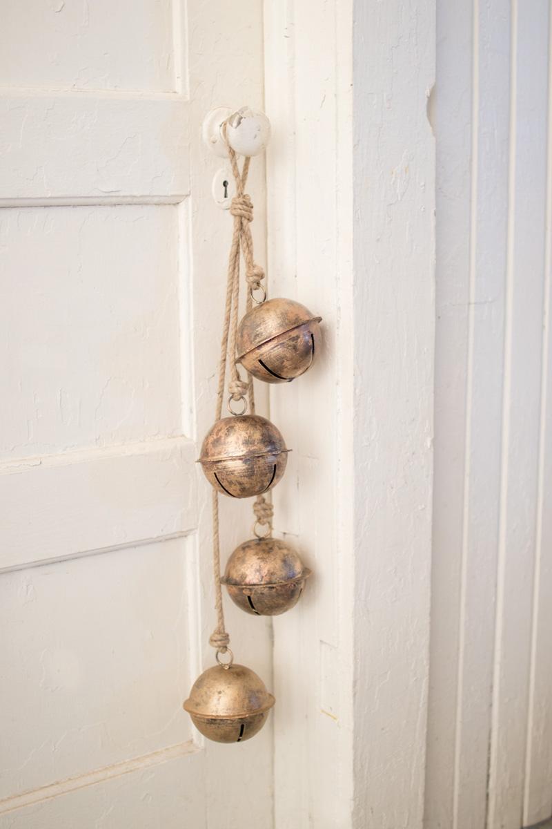 Box of 2 — String of Brass Finish Bells