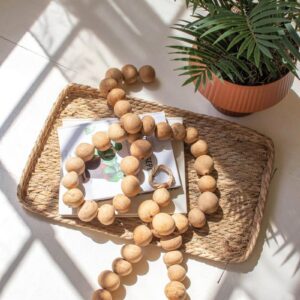 Box of 4 — Dried Gourd Ball Garland