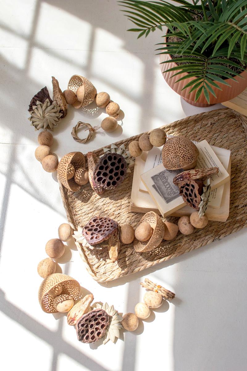 Box of 4 — Dried Mixed Botanical Garland