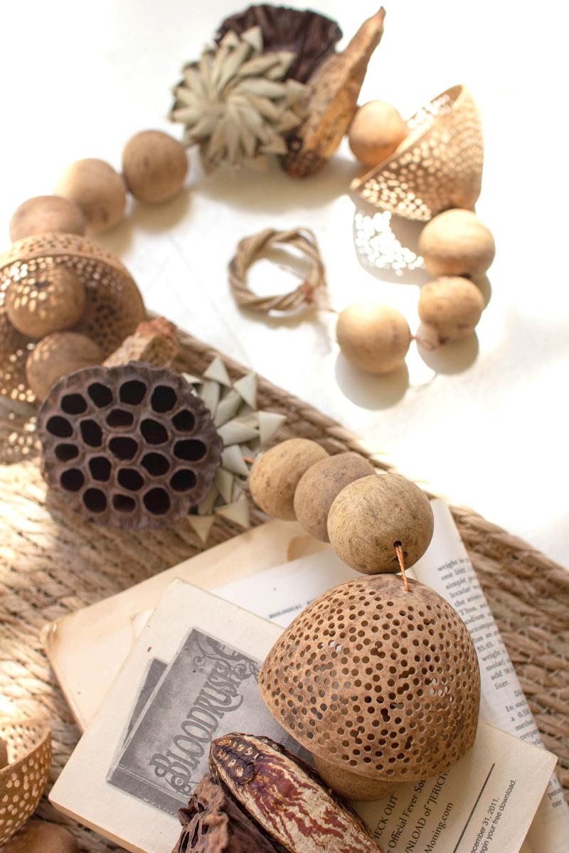 Box of 4 — Dried Mixed Botanical Garland