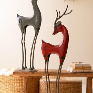 Recycled Iron Deer