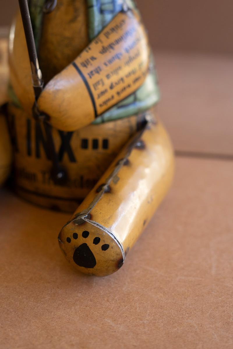 Recycled Metal, Recycled Iron Brown Bear Fishing