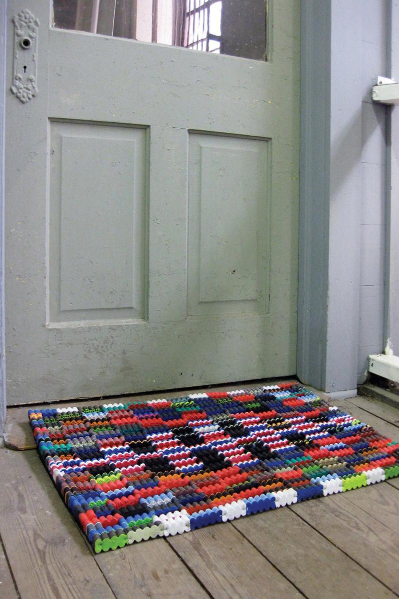 Box of 4 — Recycled Flip-Flop Doormat