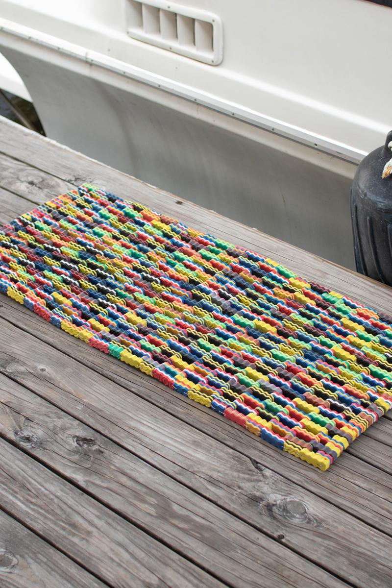 Box of 2 — Large Recycled Flip-Flop Doormat
