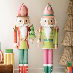 Life Size Painted Metal Nutcrackers